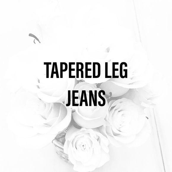 TAPERED LEG JEANS - Picture 1 of 1